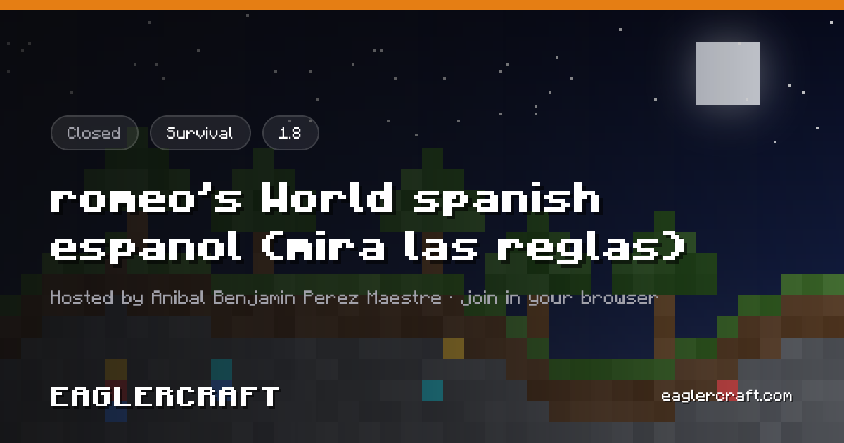 romeo's World spanish español (mira las reglas): mundo compartido en ...