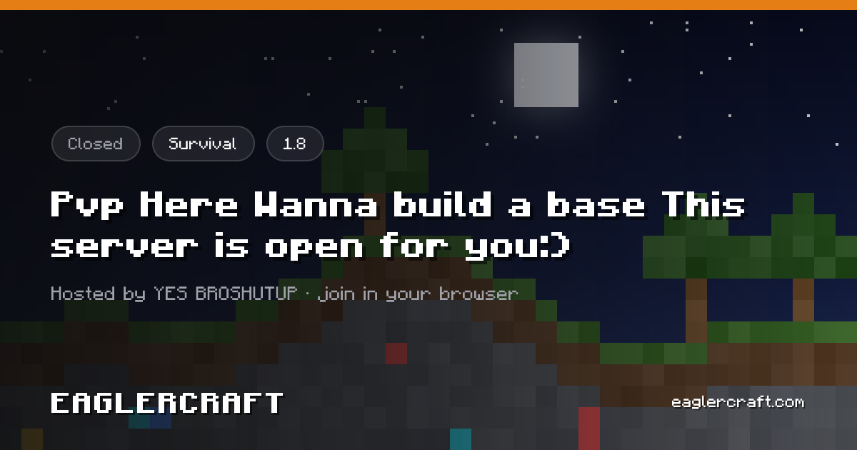 Pvp Here Wanna build a base This server is open for you:): mundo ...